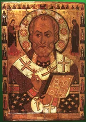 Nicolas école de Novgorod 1296